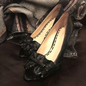 Enzo Angiolini Black Patent High Heels